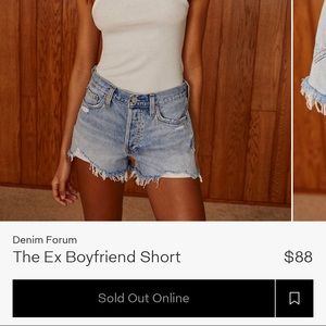 Aritzia Denim Forum “the ex boyfriend short” - 24